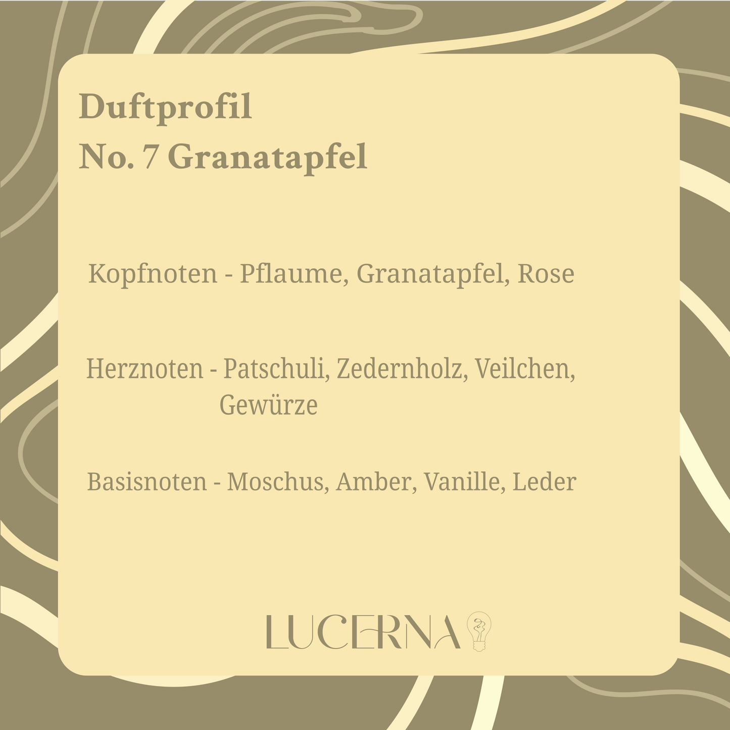 Sojawachskerze No. 7 Granatapfel