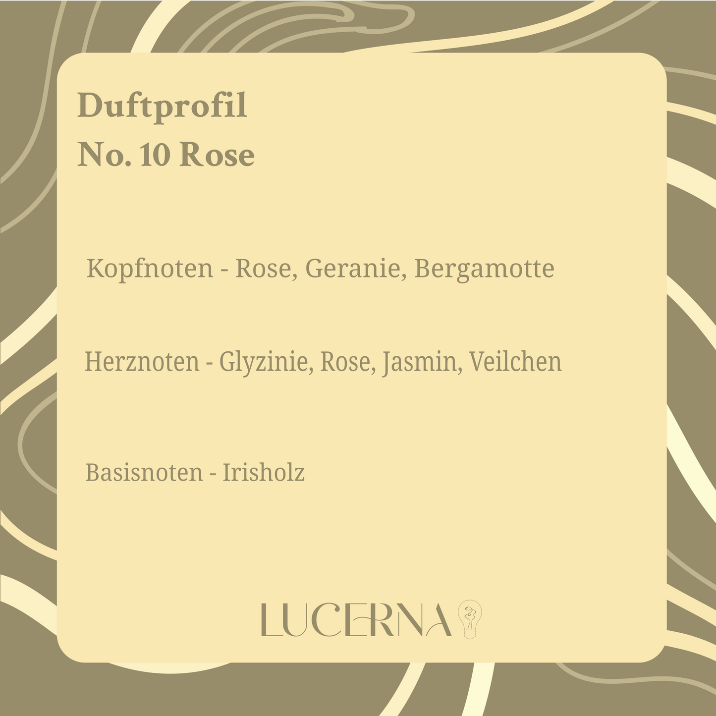 Sojawachskerze No. 10 Rose